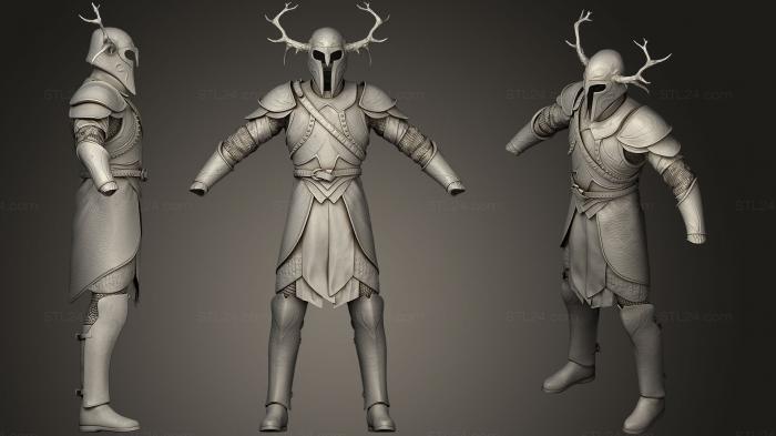 Эльфийская броня Zbrush